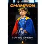 Luptătorul Rareş Ştefan Gheba, campion balcanic la MMA