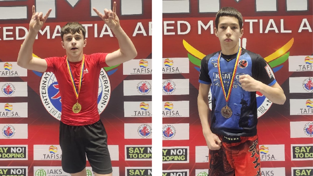 Luptătorul Tudor Hagiu, campion naţional la MMA. Sebastian Andrei Pintilie, medalie de bronz la campionatul Naţional de MMA