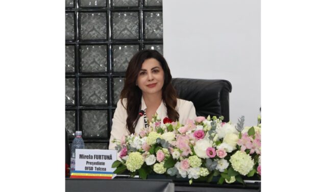 Mirela Furtună, reconfirmată la conducerea OFSD Tulcea: „În spatele acestei alegeri sunt ani de muncă, proiecte şi oameni care au fost alături de noi”