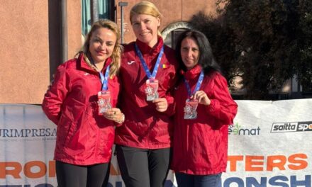 Nicoleta Ciortan, vicecampioană cu echipa României la atletism masters în Italia