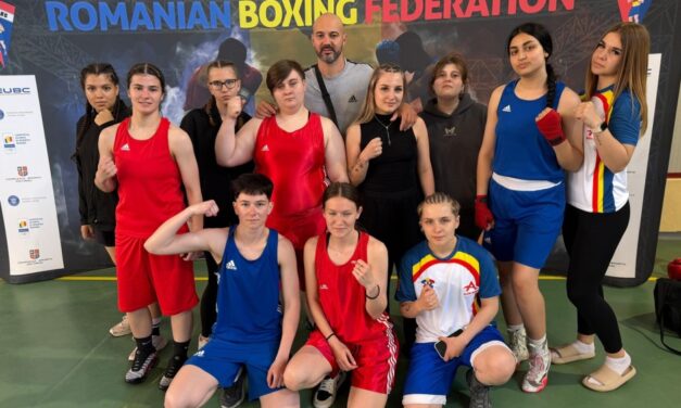 Salbă de medalii pentru pugilistele de la CSM Danubiu Tulcea la Cupa României de box feminin