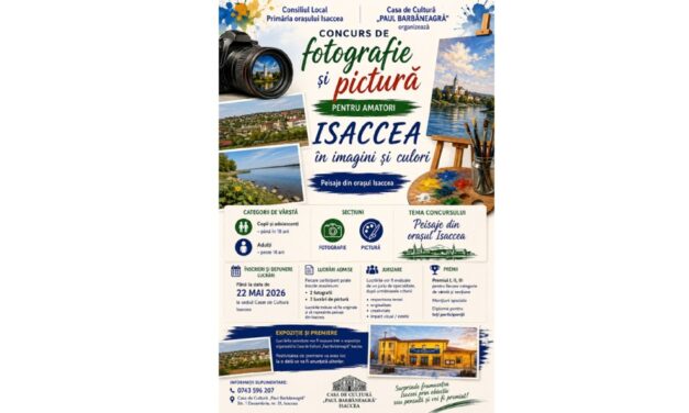 Arta pentru toţi: concurs de fotografie şi pictură organizat la Isaccea