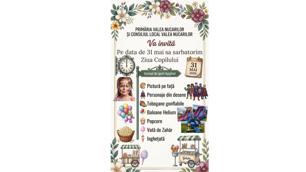 Distracţie şi surprize de Ziua Copilului la Agighiol