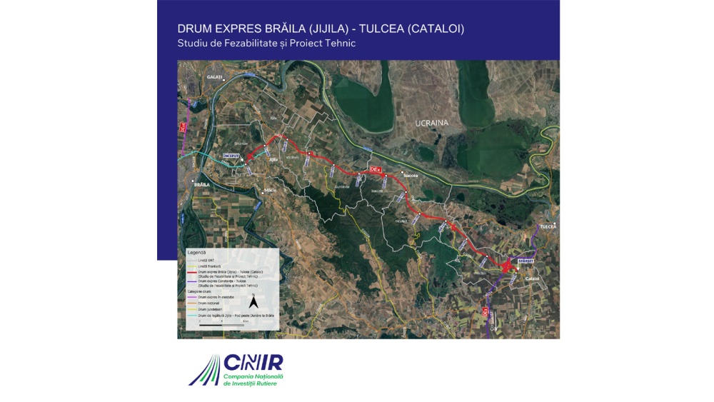 Drumul Expres Brăila-Tulcea intră în linie dreaptă: CNIR a depus cererea de finanţare