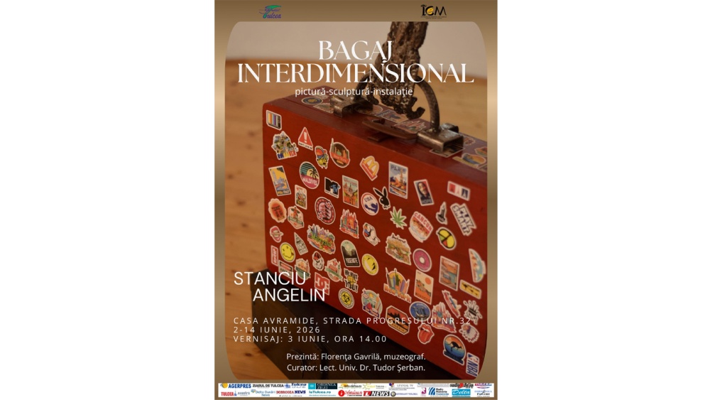 Expoziţia „Bagaj Interdimensional” a artistului Angelin Stanciu, pe simezele Casei Avramide