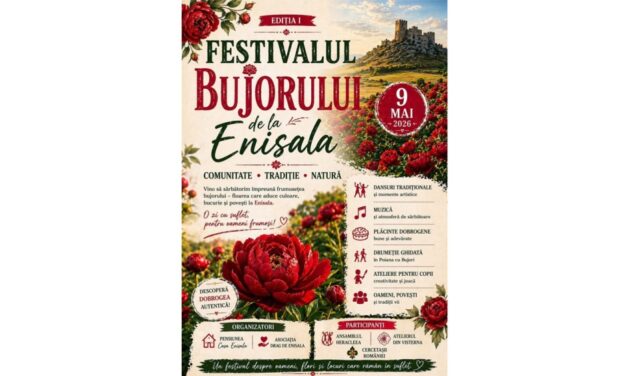 Festivalul Bujorului de la Enisala, sâmbătă, la poalele cetăţii