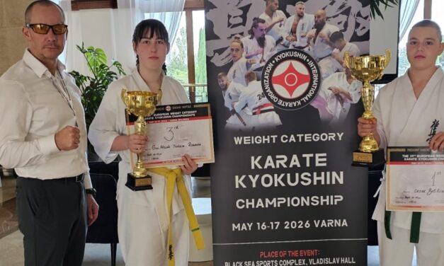 Karatistul Cezar Belibrov, campion european. Melek Yildirim – bronz la Campionatul European de Karate Kyokushin