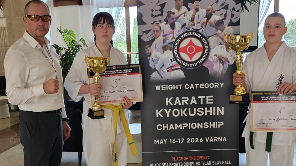 Karatistul Cezar Belibrov, campion european. Melek Yildirim – bronz la Campionatul European de Karate Kyokushin