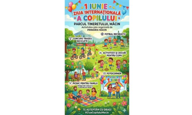 Ziua Copilului, sărbătorită prin mişcare la Măcin