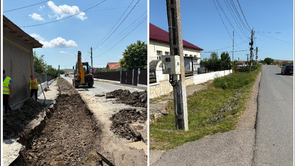 Au început lucrările de modernizare a zonei din jurul Şcolii (Biserică) în comuna Baia