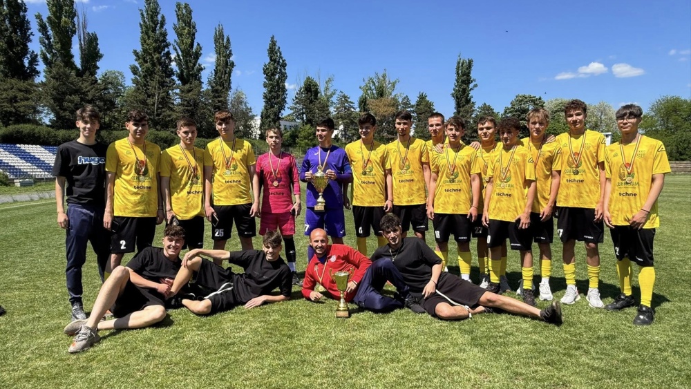 Echipa U17 a Dunării Delta Tulcea, premiată pe Stadionul „Delta” după câştigarea Campionatului Judeţean Constanţa