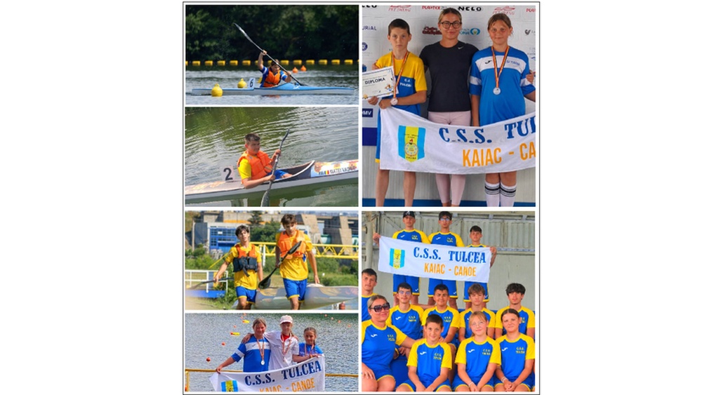 Maya Bărbuţă, vicecampioană naţională la kaiac simplu. Alexandru Rotaru, medalie de bronz