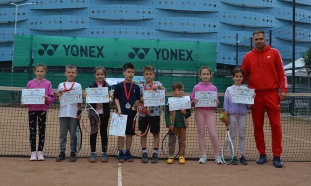 Patru medalii pentru tenismenii tulceni la Cupa Le Pelican Sportif