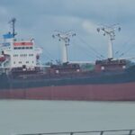 Pontonul de acostare al STP de la Tudor Vladimirescu, scufundat după eşuarea unei nave