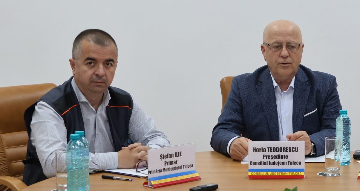 Preşedintele Horia Teodorescu, discuţii cu primarul Ştefan Ilie. Miza, un proiect de 150 de milioane de euro