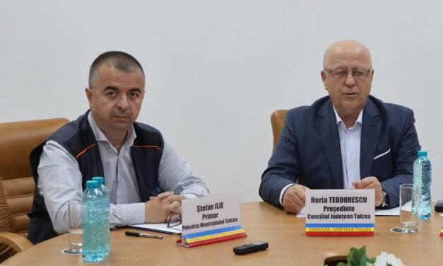 Preşedintele Horia Teodorescu, discuţii cu primarul Ştefan Ilie. Miza, un proiect de 150 de milioane de euro