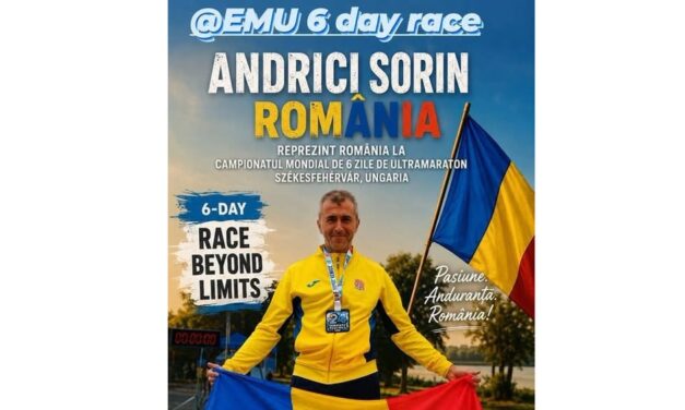 Sorin Andrici va alerga la Campionatul Mondial de Ultramaraton de 6 zile „EMU 6-Day Race 2026″