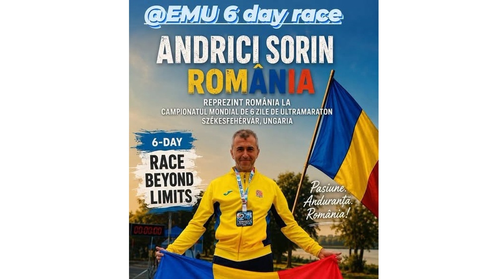 Sorin Andrici va alerga la Campionatul Mondial de Ultramaraton de 6 zile „EMU 6-Day Race 2026″