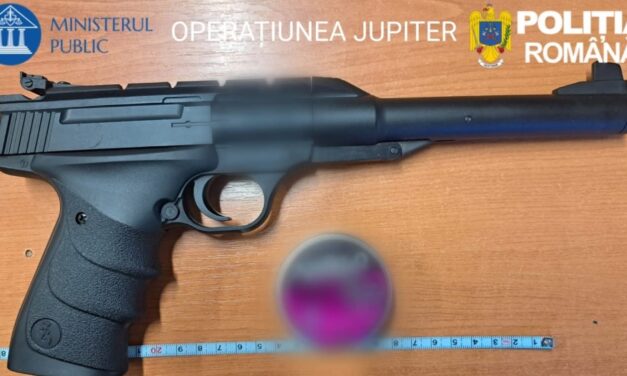 Armă neletală ilegală şi muniţie, descoperite după o percheziţie în Tulcea