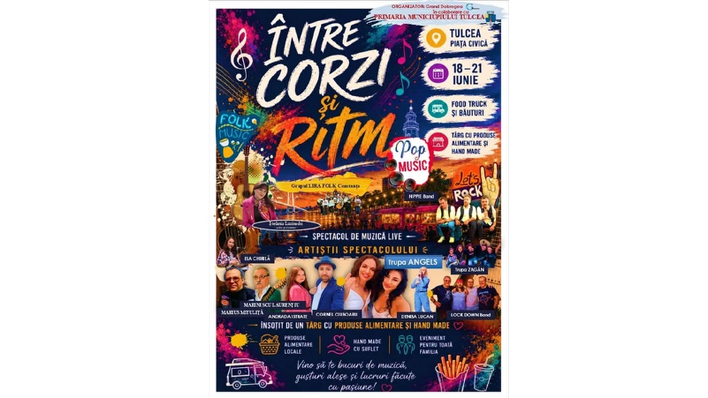Festivalul „Între corzi şi ritm”, săptămâna aceasta, în Piaţa Civică din municipiu