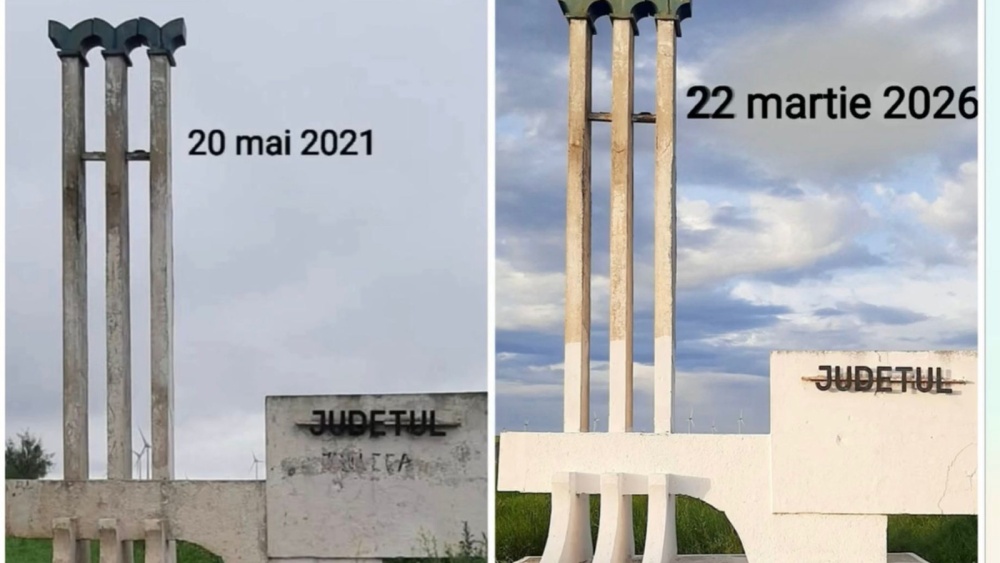 Prima impresie contează: totemurile de la intrările în judeţul Tulcea, între degradare şi promisiuni de reabilitare