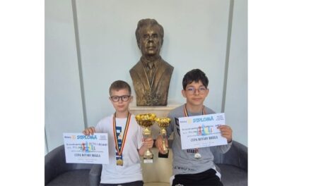 Şahiştii Alexandru Petrov şi Alexandru Guriencu, aur şi argint la „Cupa Rotary Club Brăila”