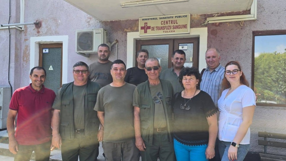 Solidaritate din inima pădurii: Silvicultorii tulceni au donat sânge