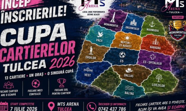 Start înscrieri la Cupa Cartierelor Tulcea 2026: 13 echipe intră în lupta pentru trofeu