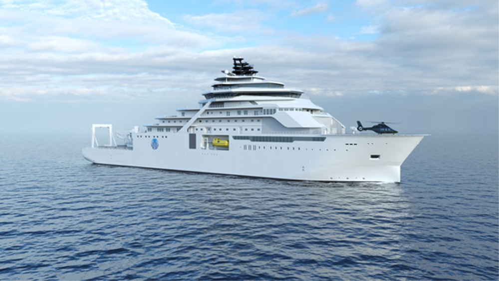 O navă de cercetare de 700 de milioane de euro va fi construită la şantierul naval  Vard Tulcea
