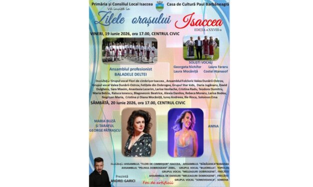Zilele Oraşului Isaccea: Două zile de muzică, voie bună şi foc de artificii