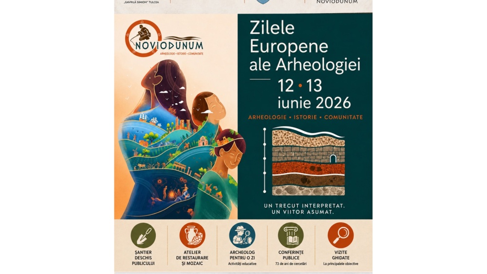 Zilele europene ale arheologiei, la cetatea Noviodunum: ateliere, conferinţe şi tururi ghidate