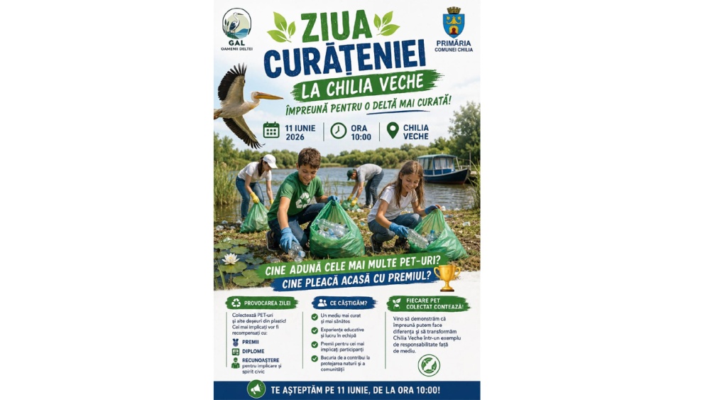 Ziua Curăţeniei, mâine, la Chilia Veche