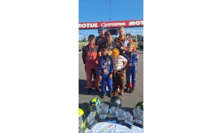 Aur, argint şi bronz pentru Clubul Karting Măcin la etapa a III-a a Concursului Naţional Şcolar „Micul Pilot”