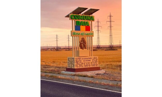 Baia îşi schimbă imaginea: noi totemuri la intrarea în localitate