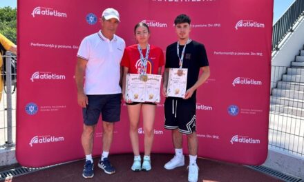 Campionatul Naţional de Atletism U18: Alesia Boşcă – aur la suliţă şi argint la aruncarea greutăţii. Cristian Cănănău, medaliat cu bronz la suliţă