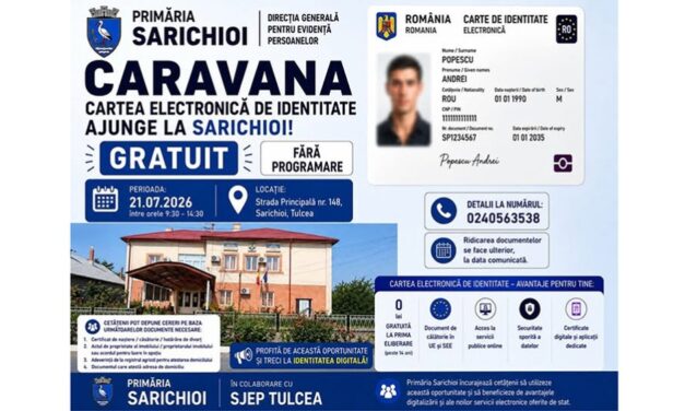 Caravana Cărţii electronice ajunge în Sarichioi