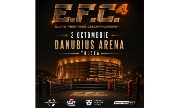 „Danubius Arena” din Tulcea găzduieşte în premieră gala Elite Fighting Championship 4. Prima centură din istoria promoţiei va fi pusă în joc