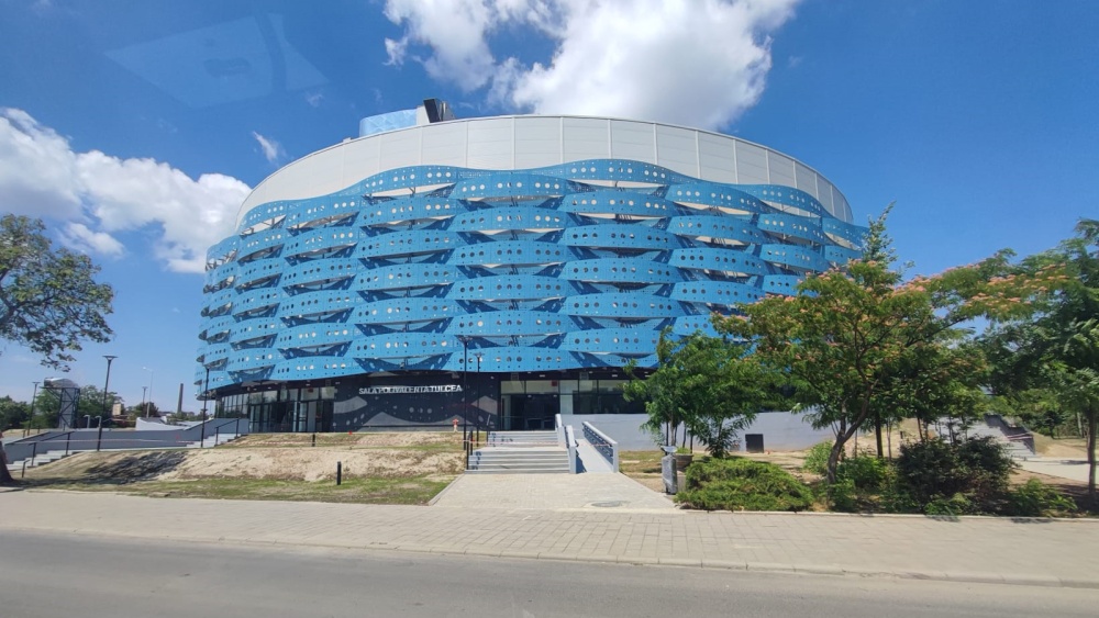 Noua sală polivalentă din municipiu, denumită „Danubius Arena”