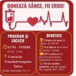 Donează sânge, salvează o viaţă: apelul lansat de Spitalul Judeţean Tulcea
