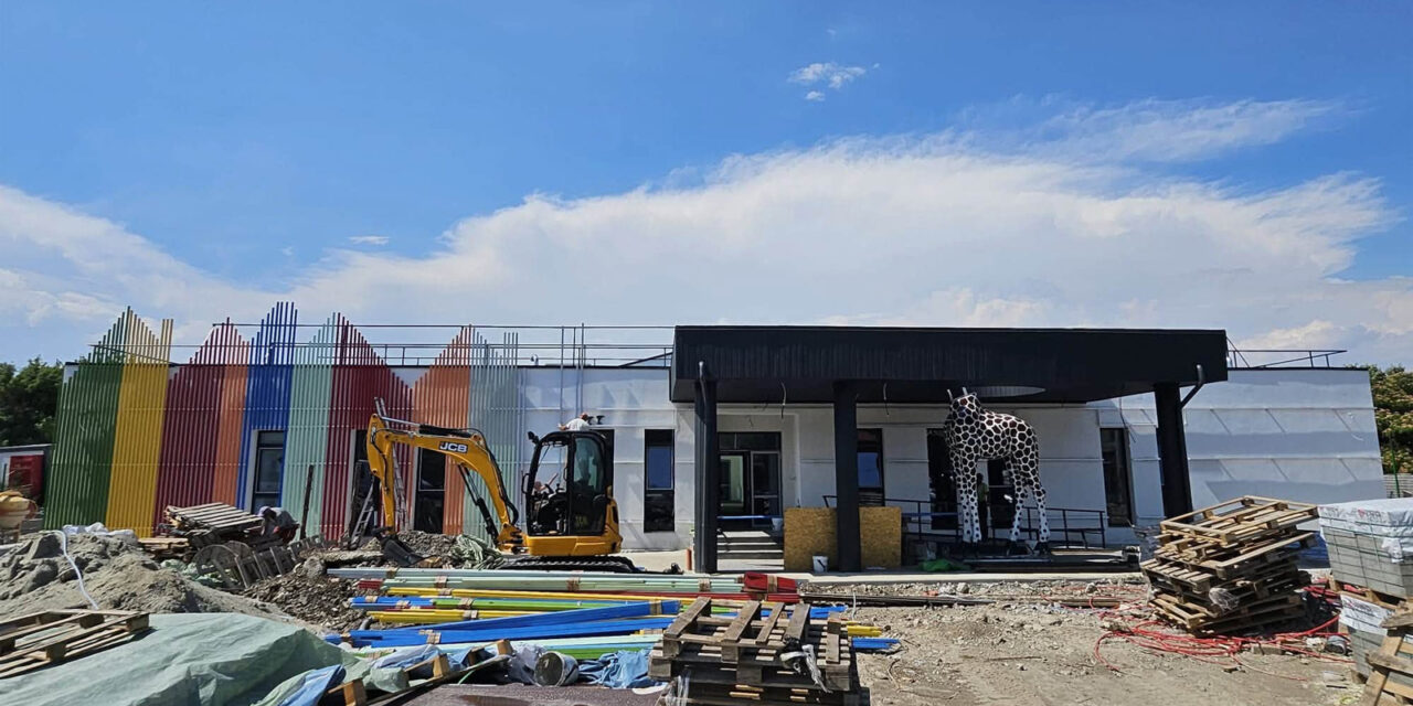 Prima creşă construită de la zero în Babadag se apropie de finalizare