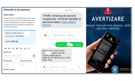 Primăria Municipiului Tulcea avertizează: Au reapărut mesajele false privind taxe de parcare neachitate