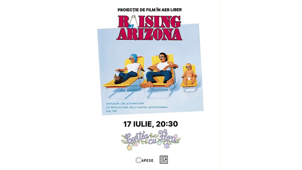 Proiecţie în aer liber: „Raising Arizona”, astăzi, la Malcoci