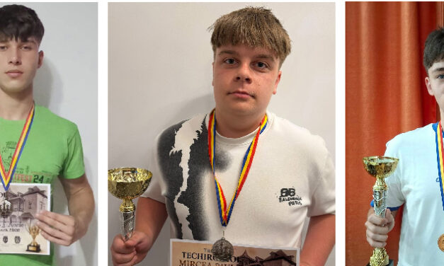 Şahiştii Matei Mocăniţă, Matei Croitoru şi Eduard Andrei Panaite, pe podium la „Trofeul Techirghiol – Mircea Pavlov”
