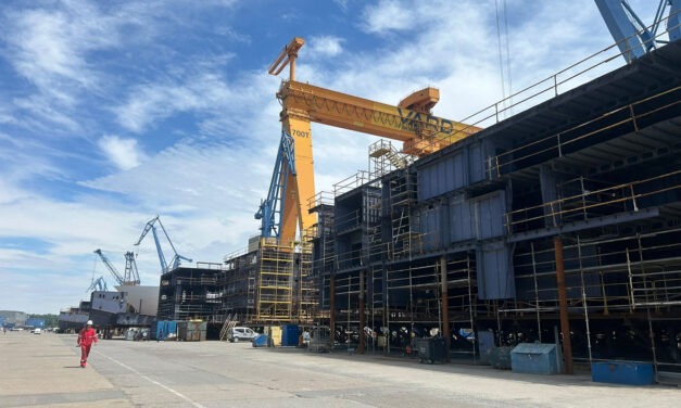Şantierul Naval VARD din Tulcea îşi extinde zona de montaj pentru construirea unor nave de dimensiuni mai mari