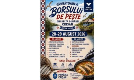 Două zile de tradiţii şi gastronomie la Sărbătoarea Borşului de Peşte din Crişan, în august