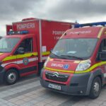 O navă cu GPL a luat foc pe Marea Neagră. Cei trei marinari răniţi, transportaţi la UPU Tulcea
