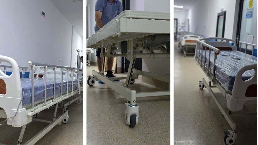 Paturi electrice noi pentru Spitalul Judeţean de Urgenţă Tulcea, achiziţionate prin proiectul Healthera