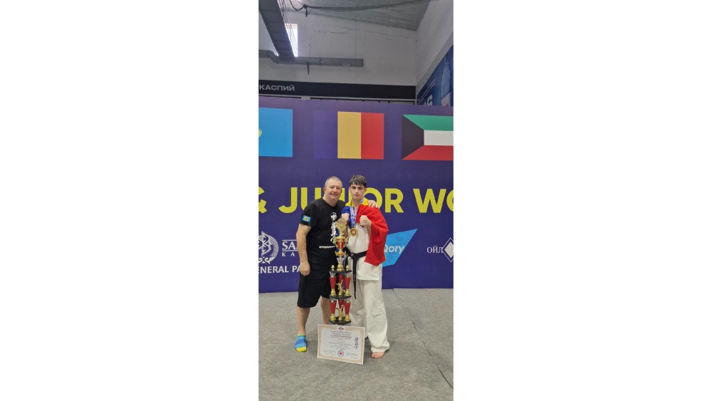 Albert Pănuţă, dublu campion mondial de juniori la karate kyokushin