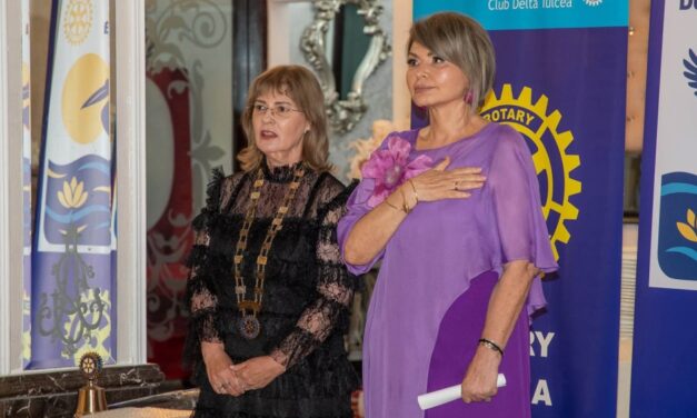Andaluzia Luca încheie mandatul de preşedinte al Rotary Club Delta Tulcea. Dr. Liliana Andrei preia conducerea clubului