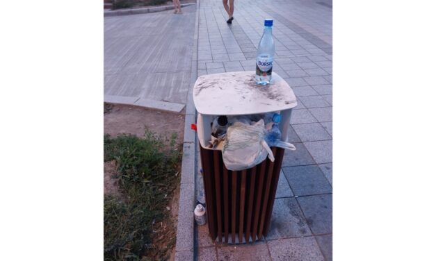 Coşurile de gunoi stradale şi scrumierele din municipiu, prea puţine sau nefolosite?